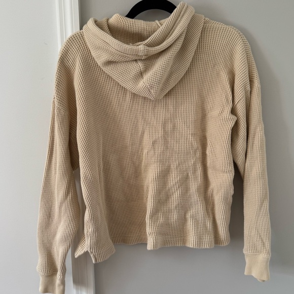 J.Crew Waffle Pullover Hoodie - Picture 5 of 5